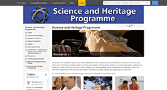 Desktop Screenshot of heritagescience.ac.uk